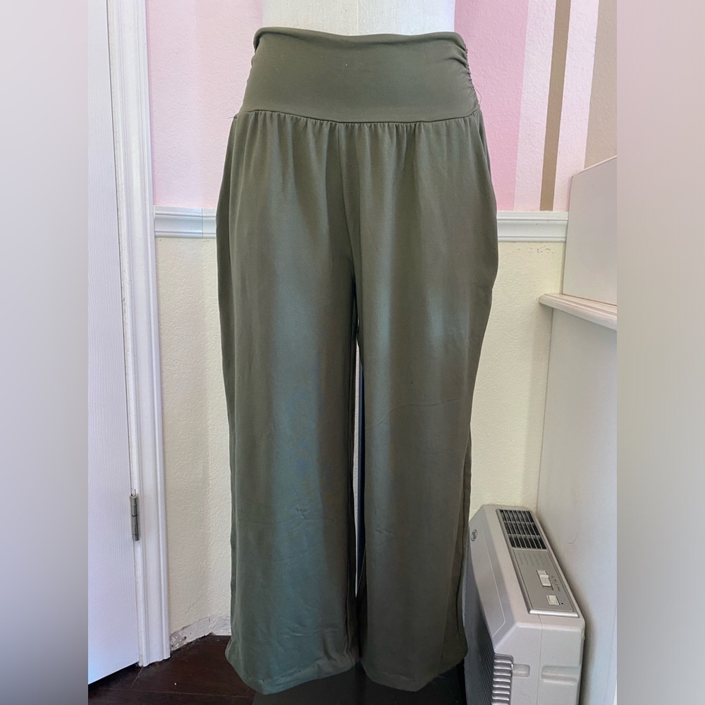 high waisted wide leg pants